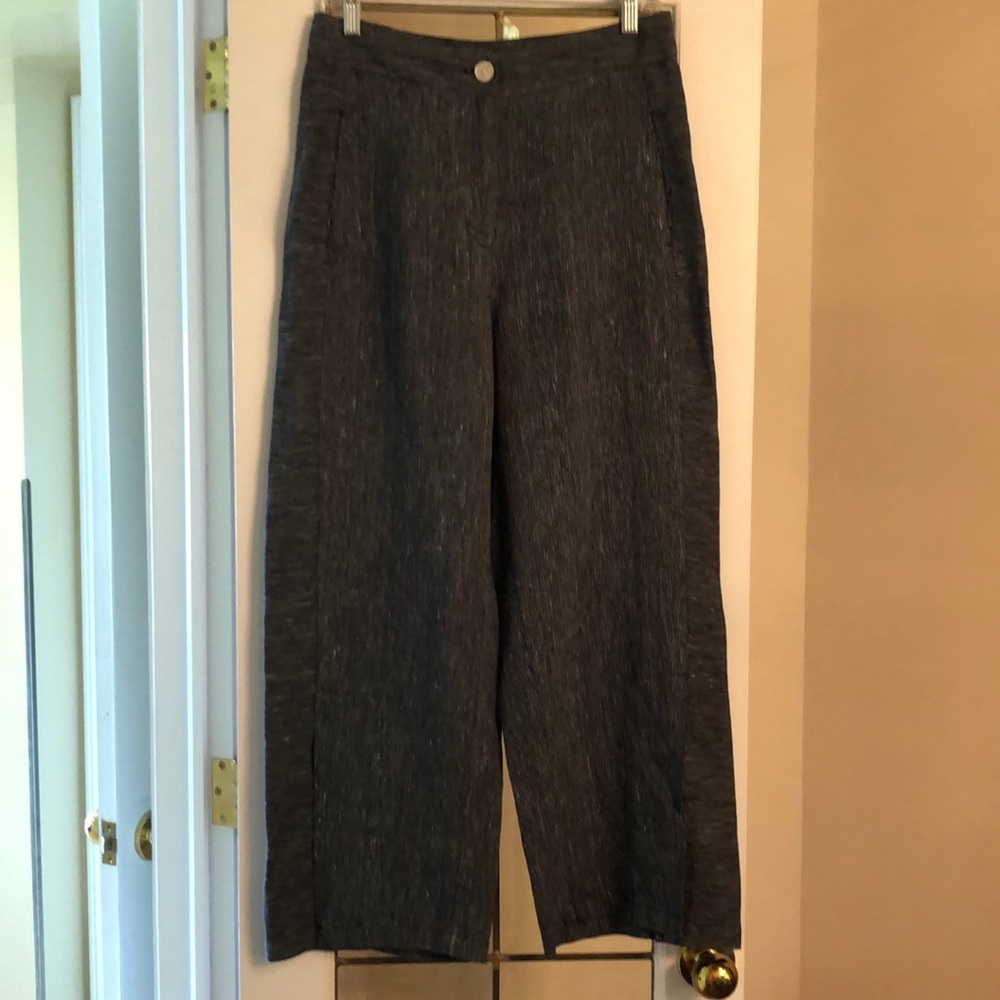 Charcoal Grey Linen Pants